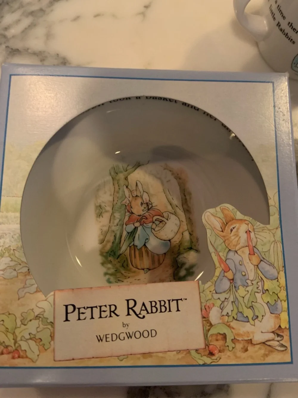 Vintage 90’s Wedgwood Peter Rabbit 6pc Nursery Set Made In England Heirloom